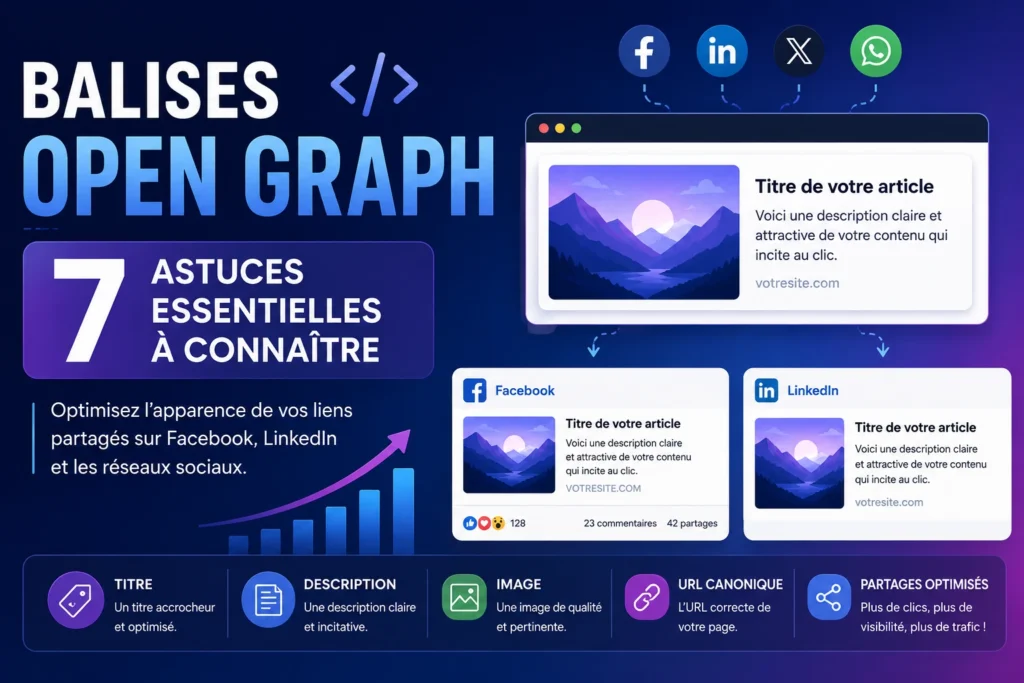 balises open graph pour optimiser les partages sur les réseaux sociaux
