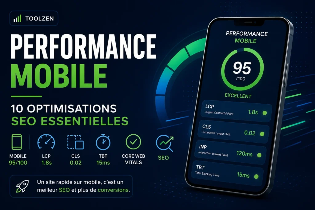 performance mobile site web : analyse SEO et Core Web Vitals